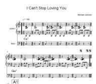 I cant' stop loving you (M. Jackson, arr. W. Fischbacher)