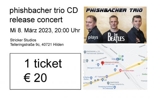 Phishbacher Trio CD release concert
